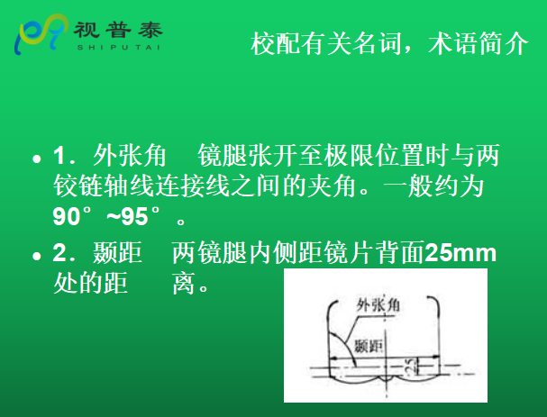 眼鏡的整形校配